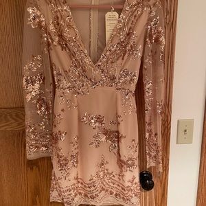 Sequin cocktail dress